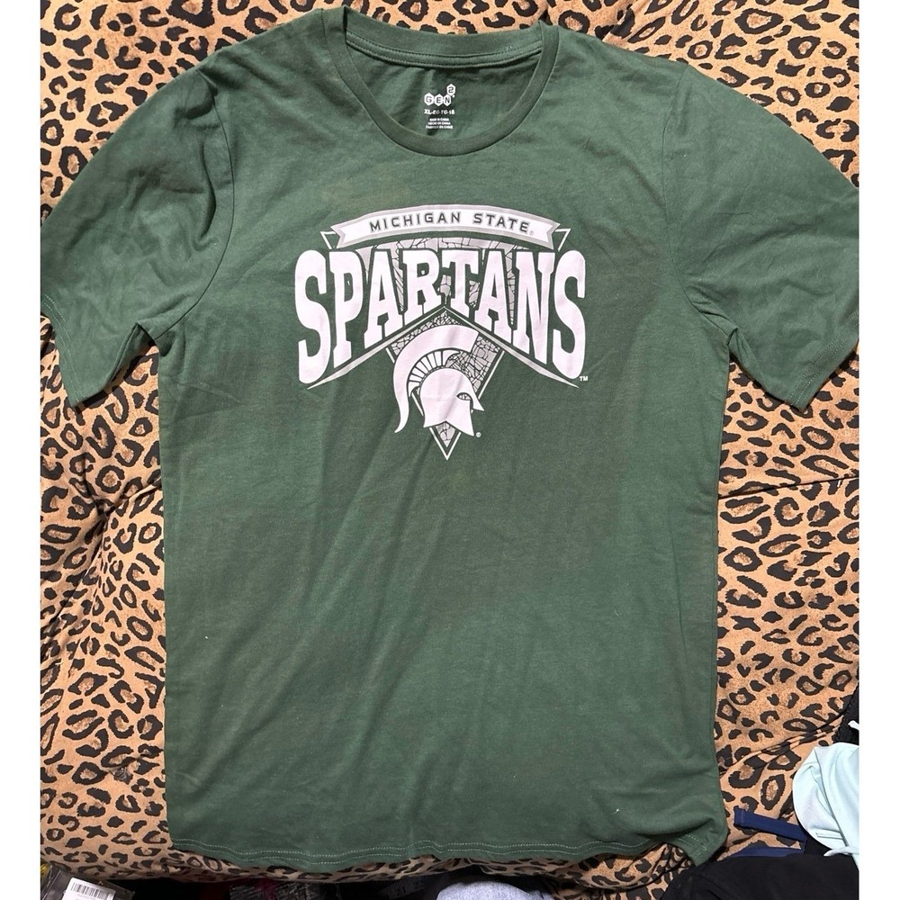 NEW Gen2 NCAA Boy's Michigan State Spartans Short Sleeve Tee, XL 18